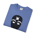 Masked Star Tee  Minimalist Black Mask Graphic T-Shirt