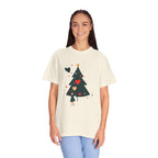 Christmas Tree Hearts T-Shirt — Cute Holiday Tree with Hearts Graphic