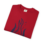 Flame Emblem T-Shirt Minimal Fire Graphic Tee