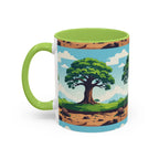 Oak Tree Scenic Accent Coffee Mug Nature Landscape 11/15oz