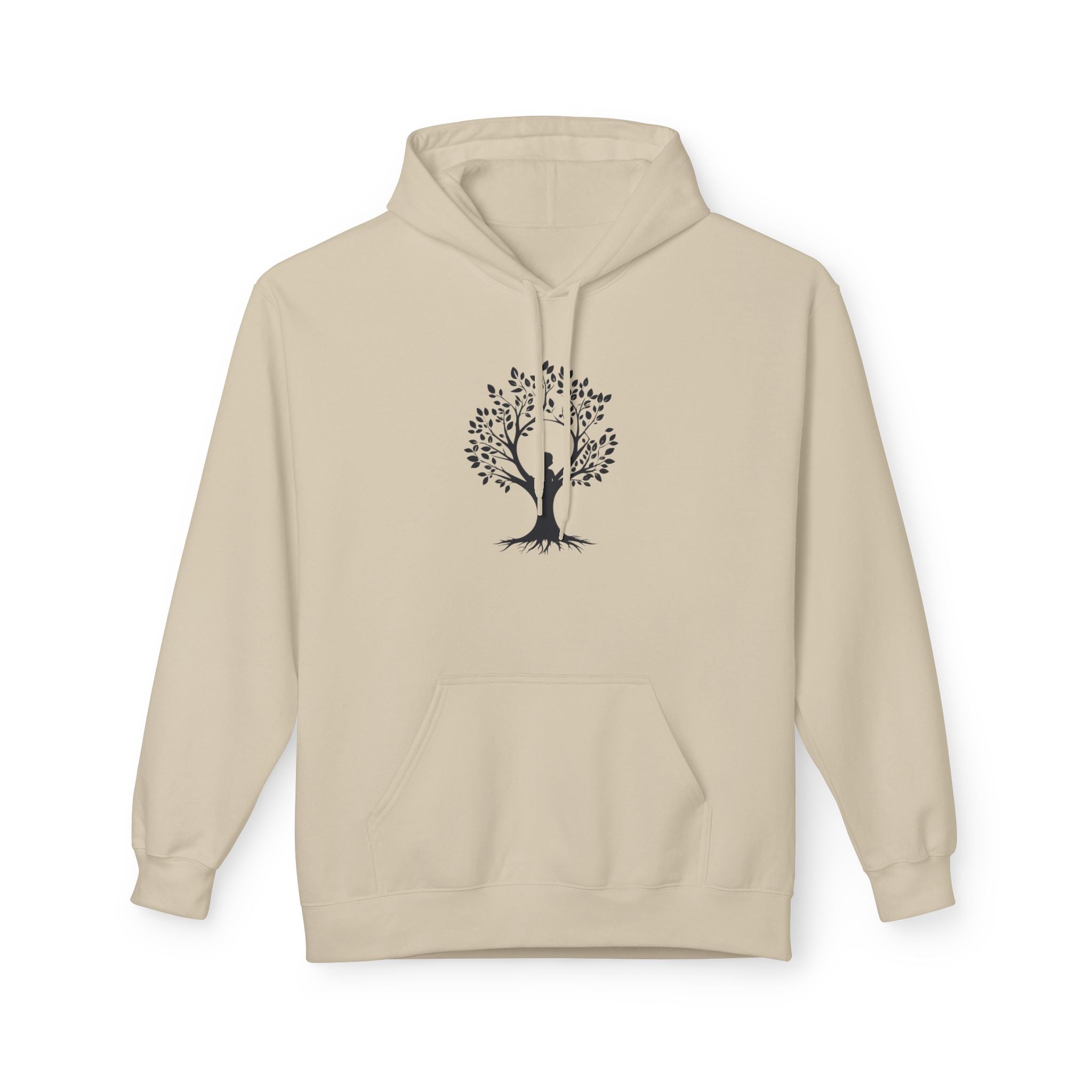 Tree of Life Hoodie Minimal Botanical Graphic Pullover
