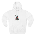 Christmas Tree Heart Hoodie – Cute Minimal Holiday Fleece Hoodie