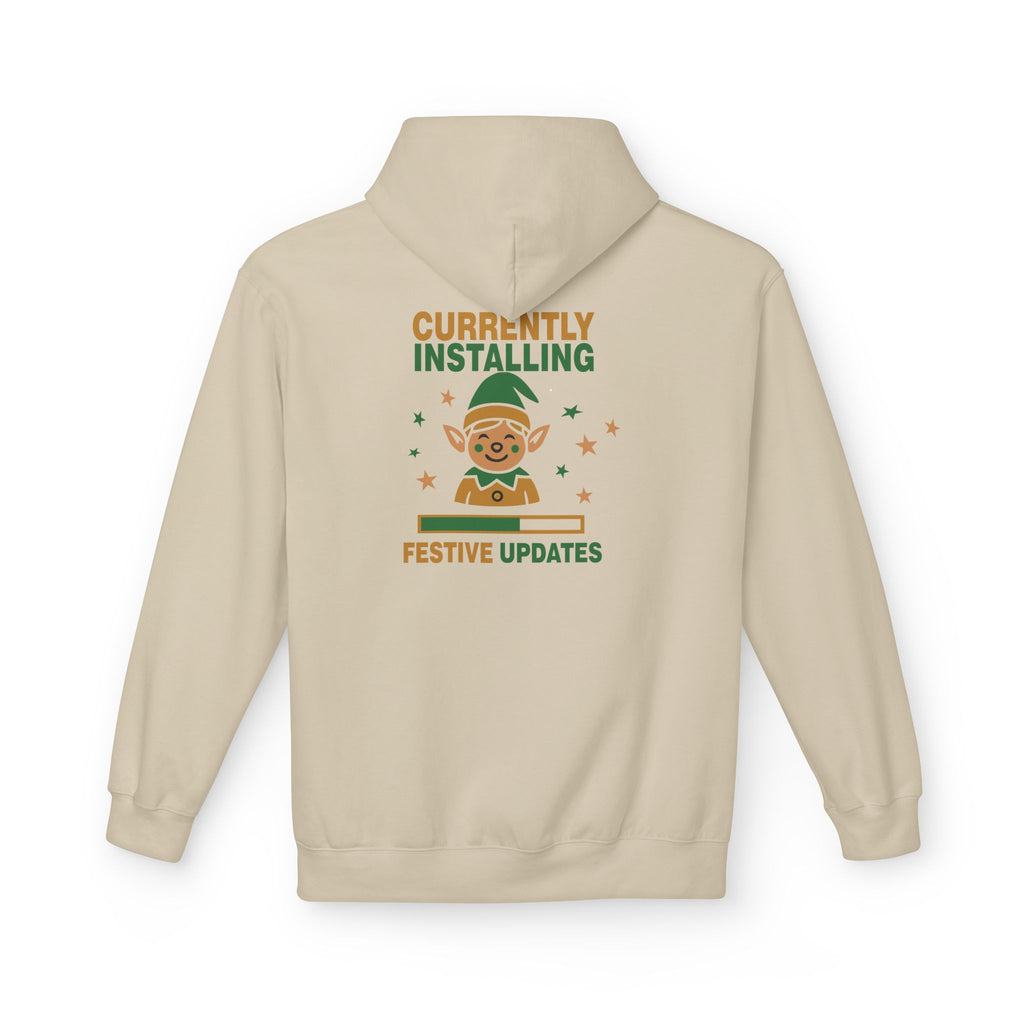 Holiday Hoodie "Currently Installing Festive Updates" Gingerbread Sweatshirt