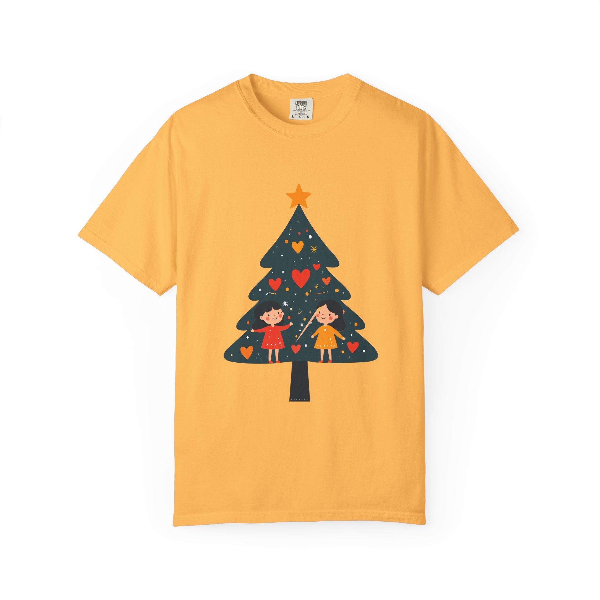 Christmas Tree Kids Graphic T-Shirt — Holiday Family Tee