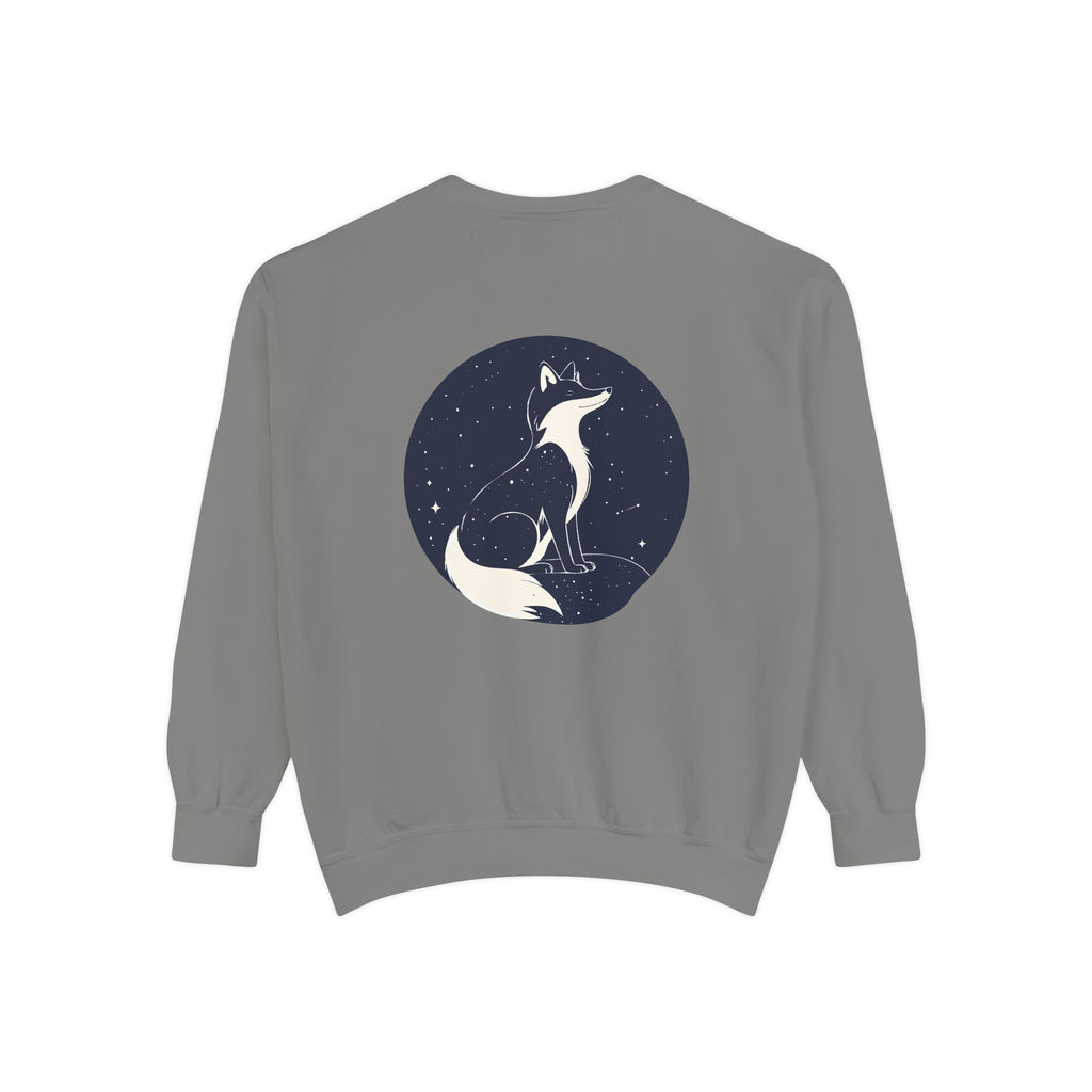 Fox Moon Sweatshirt Vintage Celestial Fox Crewneck
