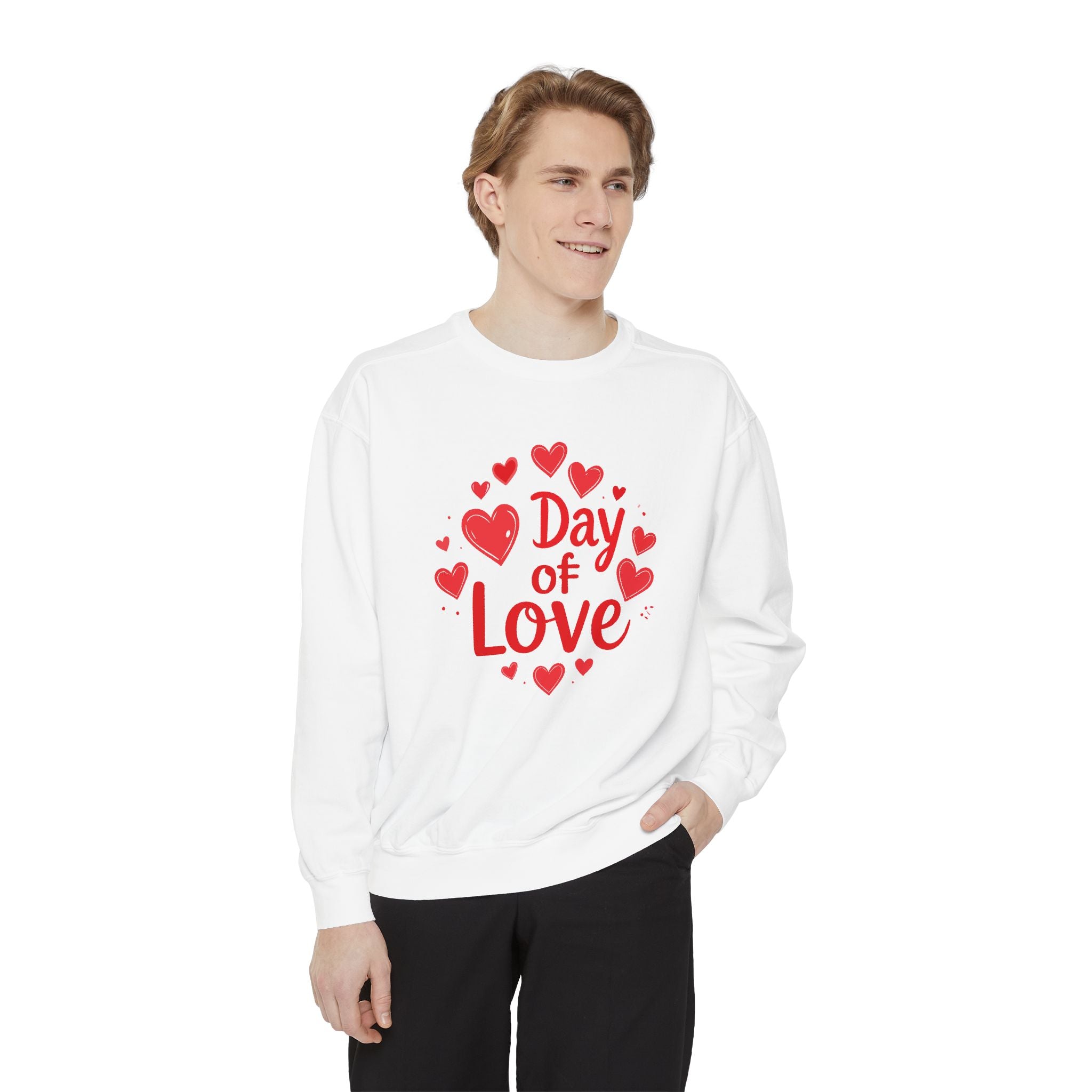 Heart Day Unisex Sweatshirt - Day of Love Design