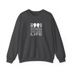 Crewneck Sweatshirt "Two Weirdos One Amazing Life" Couple Graphic