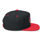 Flat Bill Cap Colorful Graffiti 'LOVE' Embroidered Snapback