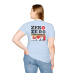 T-Shirt "Zero Compromise Love" Bold Graphic Typography Tee