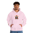 Embroidered Skull Reaper Hoodie Gothic Grim Reaper Graphic Sweatshirt