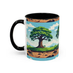 Oak Tree Scenic Accent Coffee Mug Nature Landscape 11/15oz
