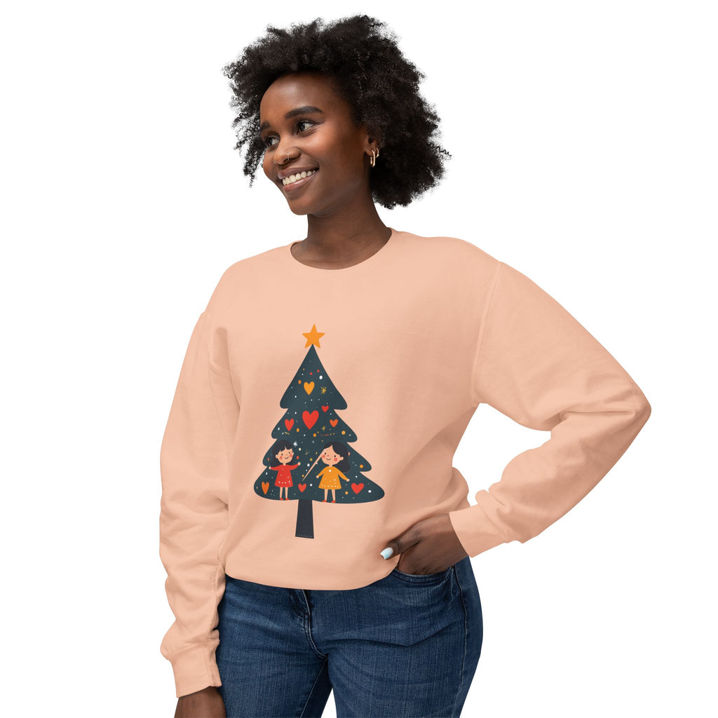 Christmas Tree Sweatshirt — Cute Kids Holiday Tree Design