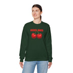 Crewneck Sweatshirt "Cherry Bomb" Retro Cherries Graphic