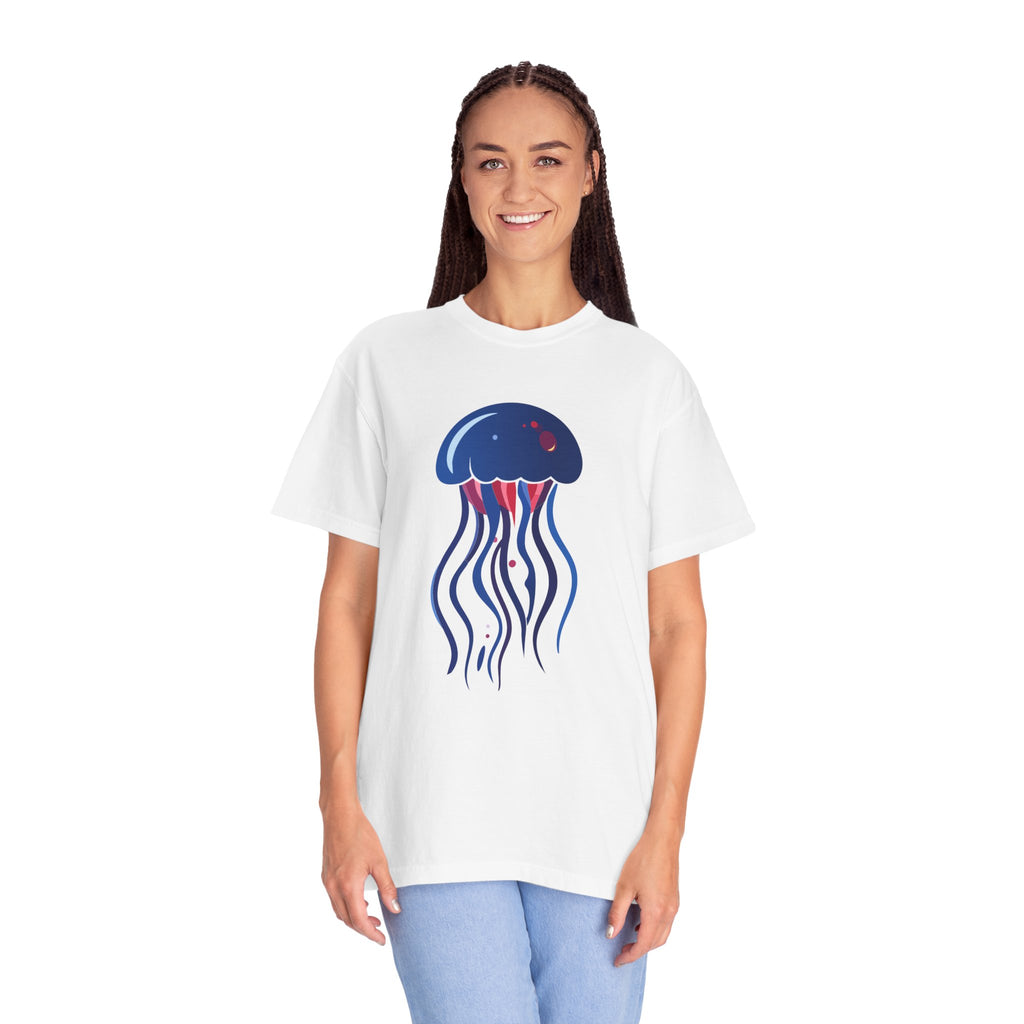 Jellyfish Graphic T-Shirt Nautical Ocean Sea Life Tee