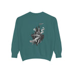 Floating Haunted Castle Sweatshirt Gothic Floating Island Crewneck