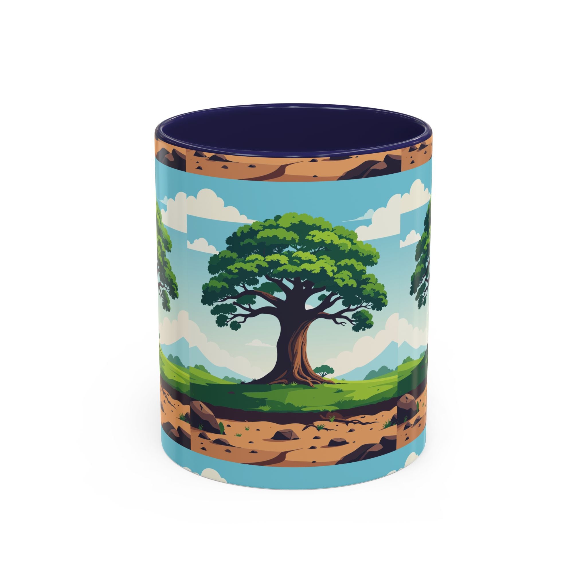 Oak Tree Scenic Accent Coffee Mug Nature Landscape 11/15oz