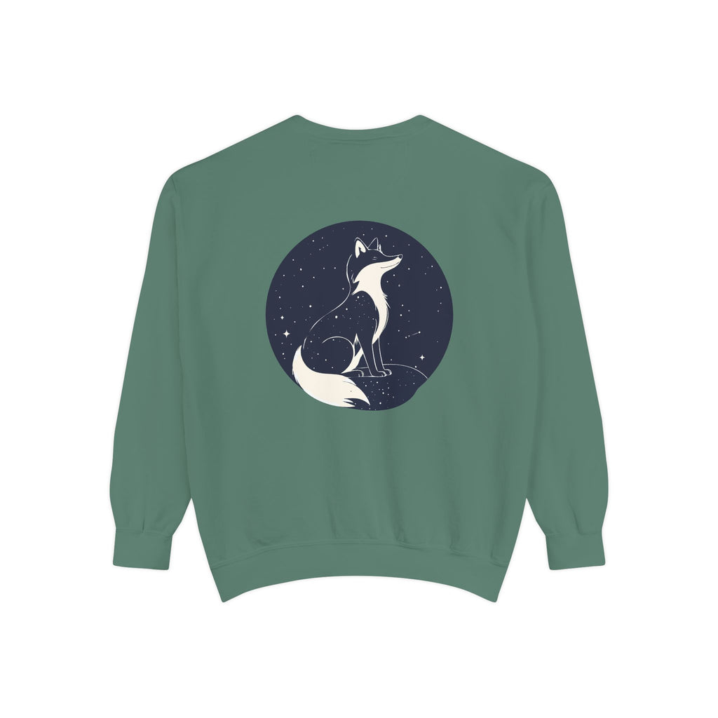 Fox Moon Sweatshirt Vintage Celestial Fox Crewneck