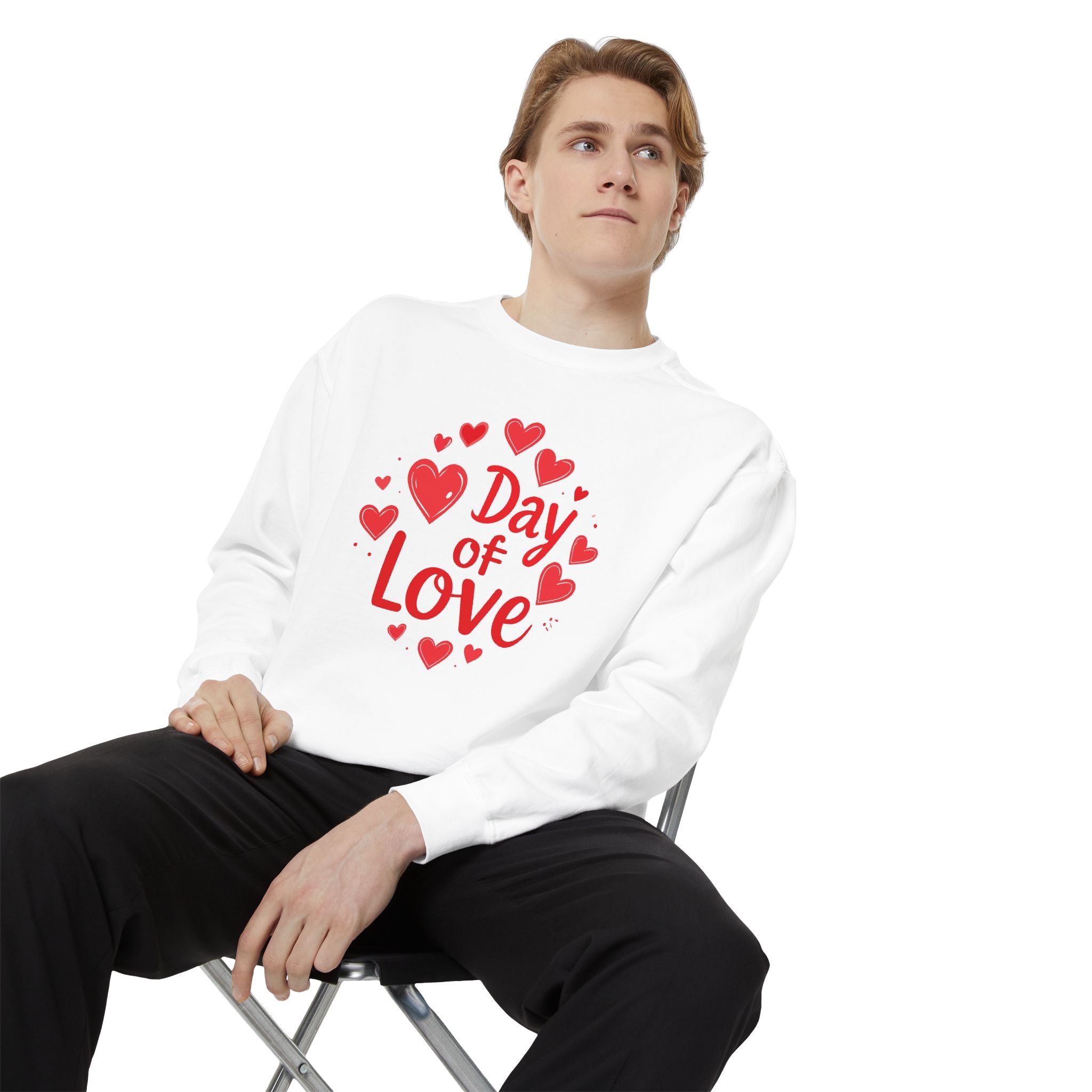 Heart Day Unisex Sweatshirt - Day of Love Design