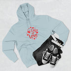 Christmas Wear-Valentine "Day of Love" Hoodie - Heart Graphic Pullover