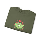 Valentine Succulent Crewneck Sweatshirt - Cute Heart Plant Graphic