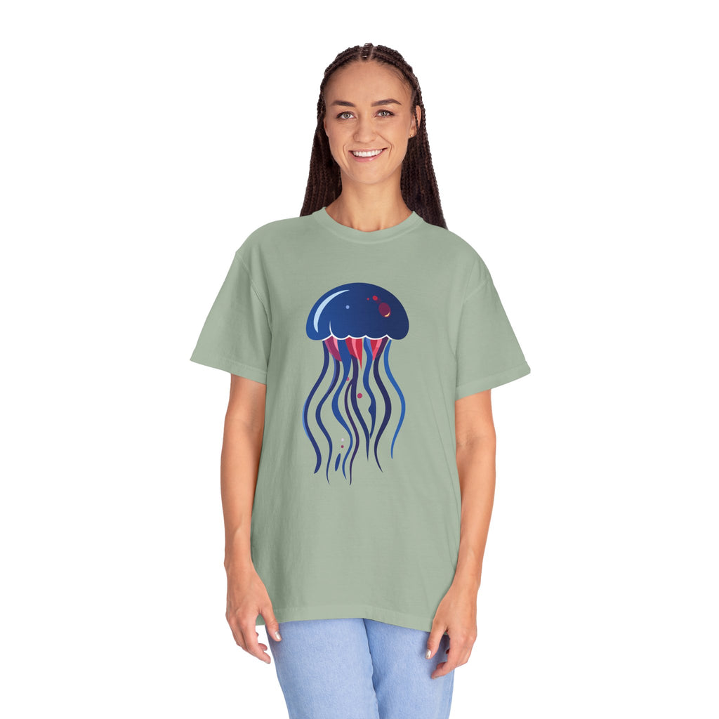 Jellyfish Graphic T-Shirt Nautical Ocean Sea Life Tee