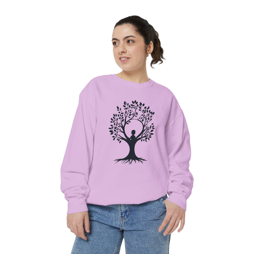 Tree of Life Sweatshirt Yoga Meditation Spiritual Crewneck