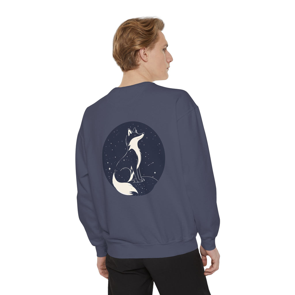 Fox Moon Sweatshirt Vintage Celestial Fox Crewneck