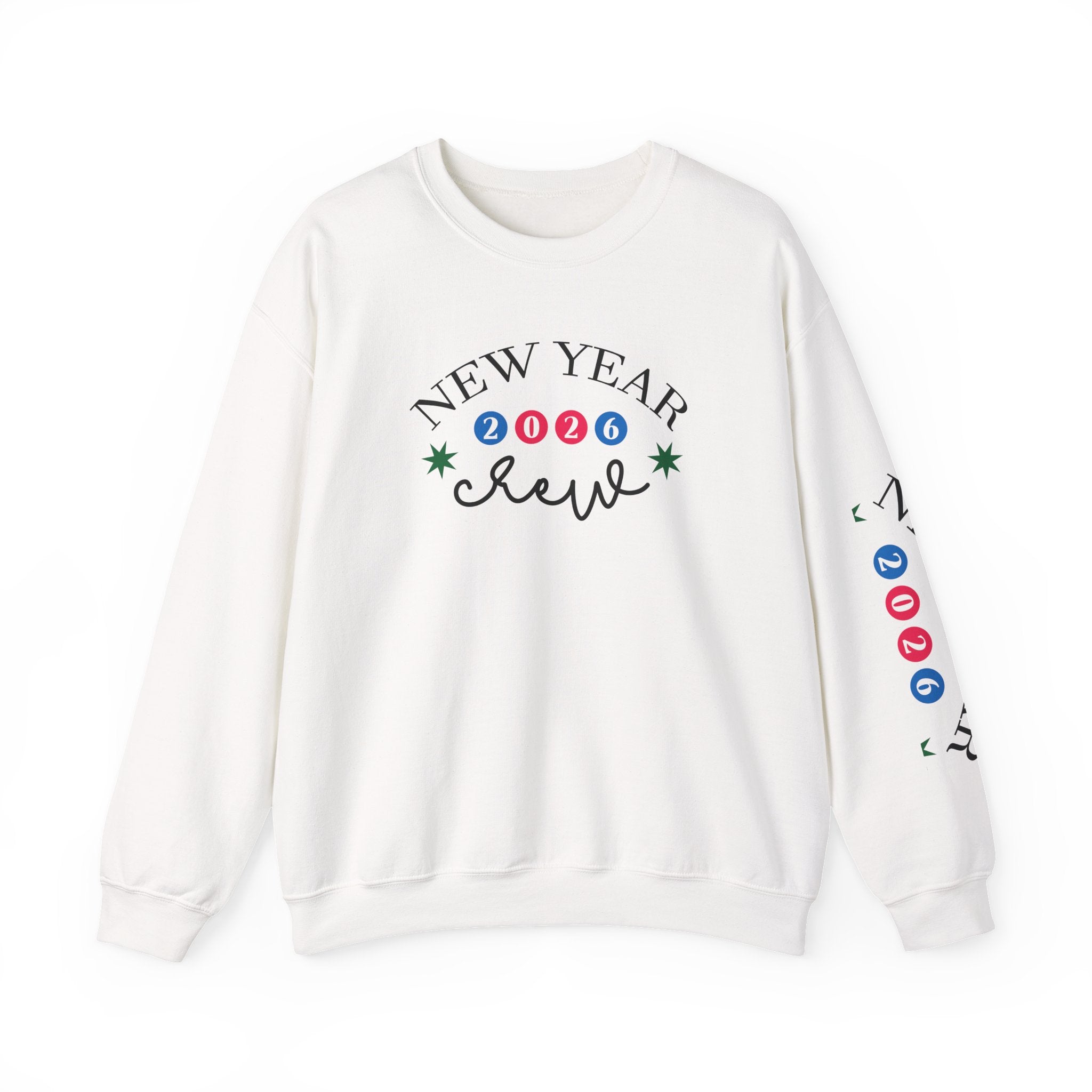 New Year Crew Sweatshirt  2026 Celebration Pullover