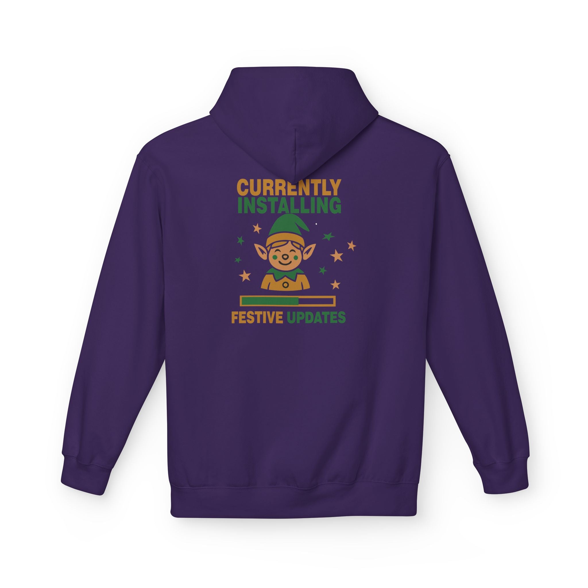 Holiday Hoodie "Currently Installing Festive Updates" Gingerbread Sweatshirt