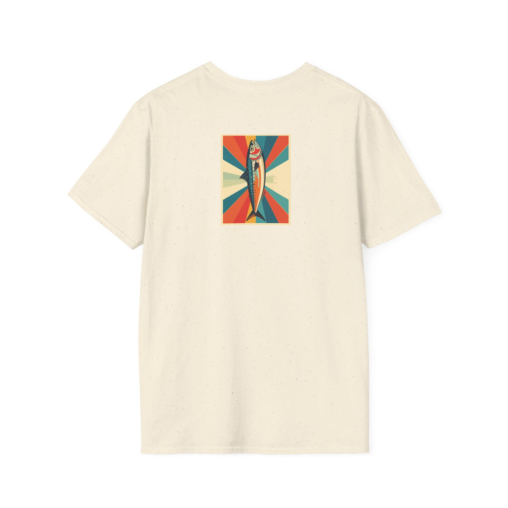 T-Shirt Sunrise Surf and Salt on Your Skin Fish Graphic Tee