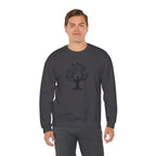Crewneck Sweatshirt Tree of Life Yoga Silhouette