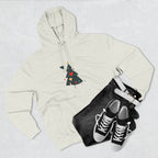 Christmas Tree Heart Hoodie – Cute Minimal Holiday Fleece Hoodie