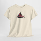 City Night Cruise Tee Retro Car & Neon Skyline Graphic Shirt
