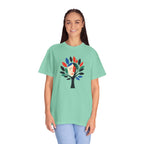Tree of Faces T-Shirt Colorful Abstract Tree Graphic Tee