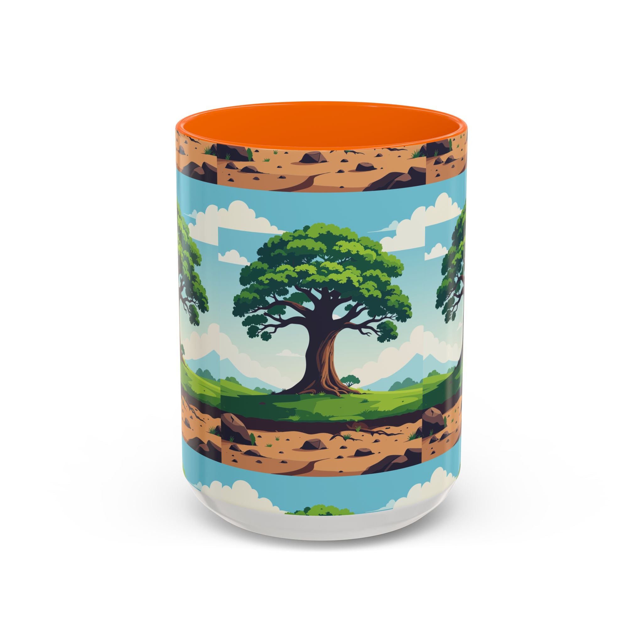 Oak Tree Scenic Accent Coffee Mug Nature Landscape 11/15oz