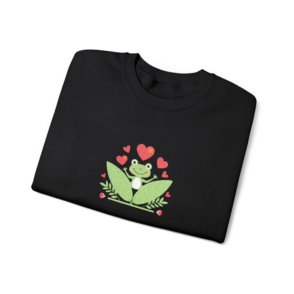 Valentine Succulent Crewneck Sweatshirt - Cute Heart Plant Graphic