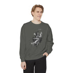 Floating Haunted Castle Sweatshirt Gothic Floating Island Crewneck
