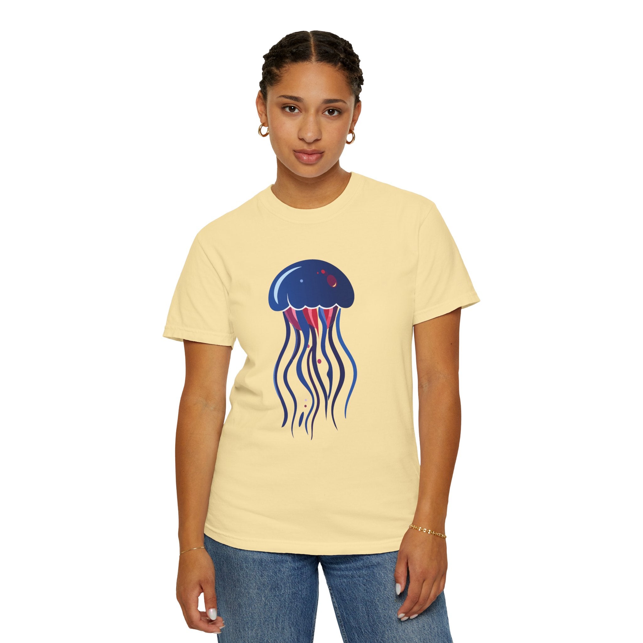 Jellyfish Graphic T-Shirt Nautical Ocean Sea Life Tee