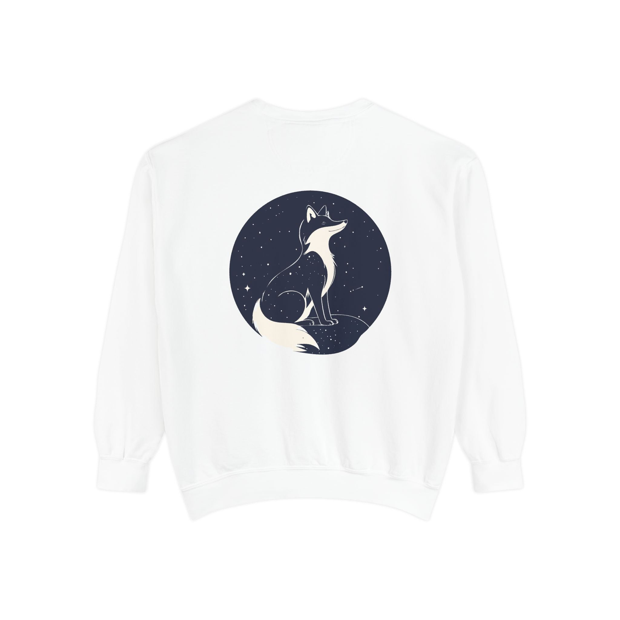 Fox Moon Sweatshirt Vintage Celestial Fox Crewneck