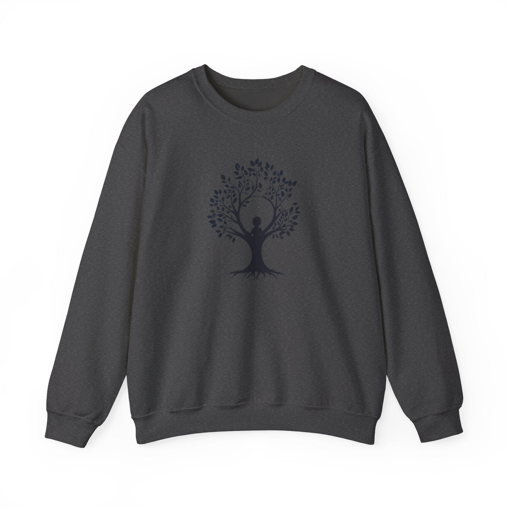 Crewneck Sweatshirt Tree of Life Yoga Silhouette
