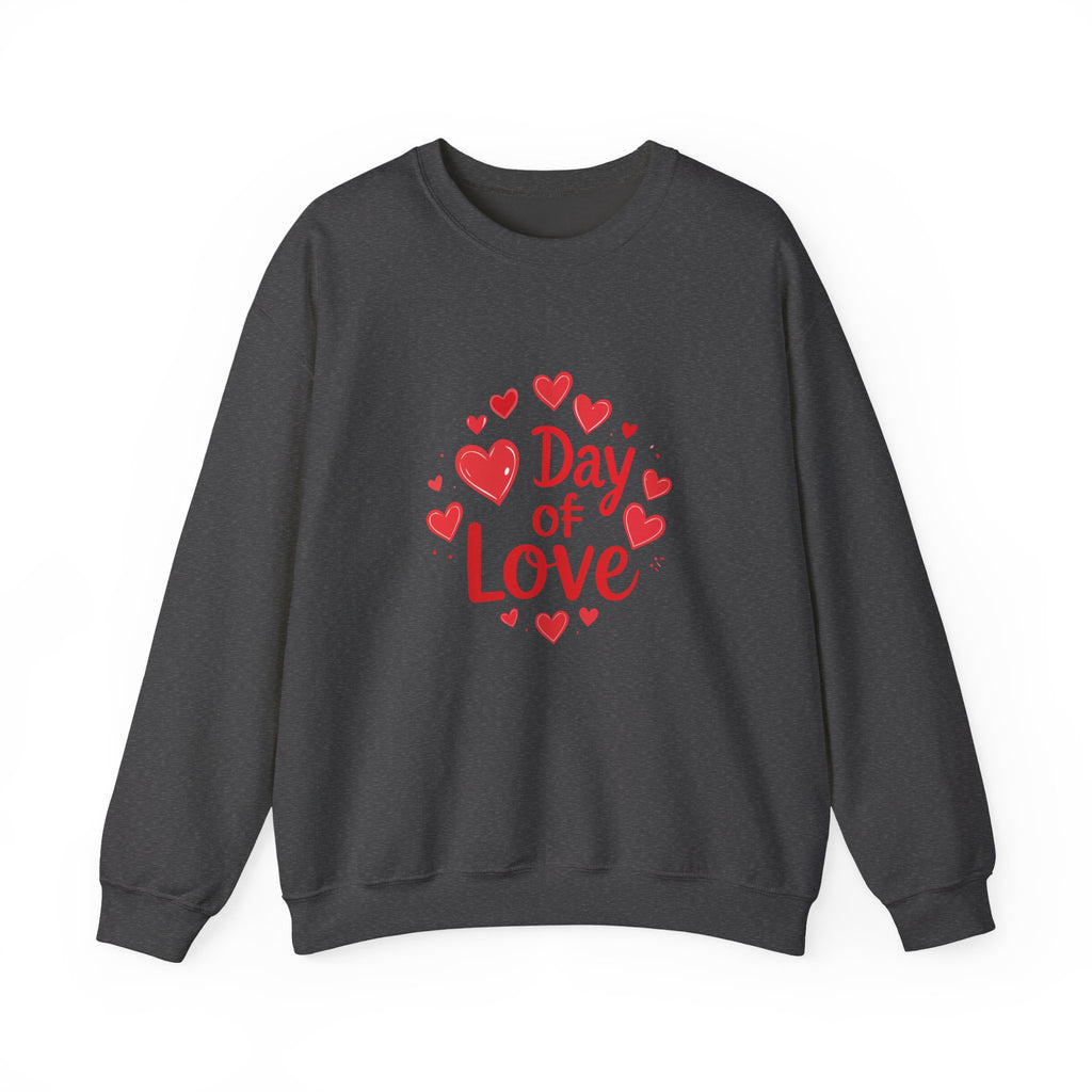 Christmas and Valentine "Day of Love" Crewneck Sweatshirt