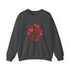 Christmas and Valentine "Day of Love" Crewneck Sweatshirt