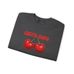 Crewneck Sweatshirt "Cherry Bomb" Retro Cherries Graphic