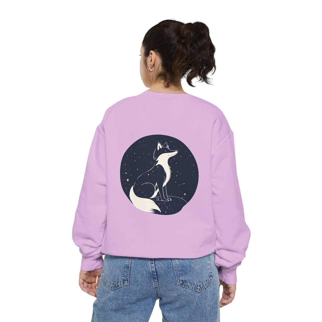 Fox Moon Sweatshirt Vintage Celestial Fox Crewneck
