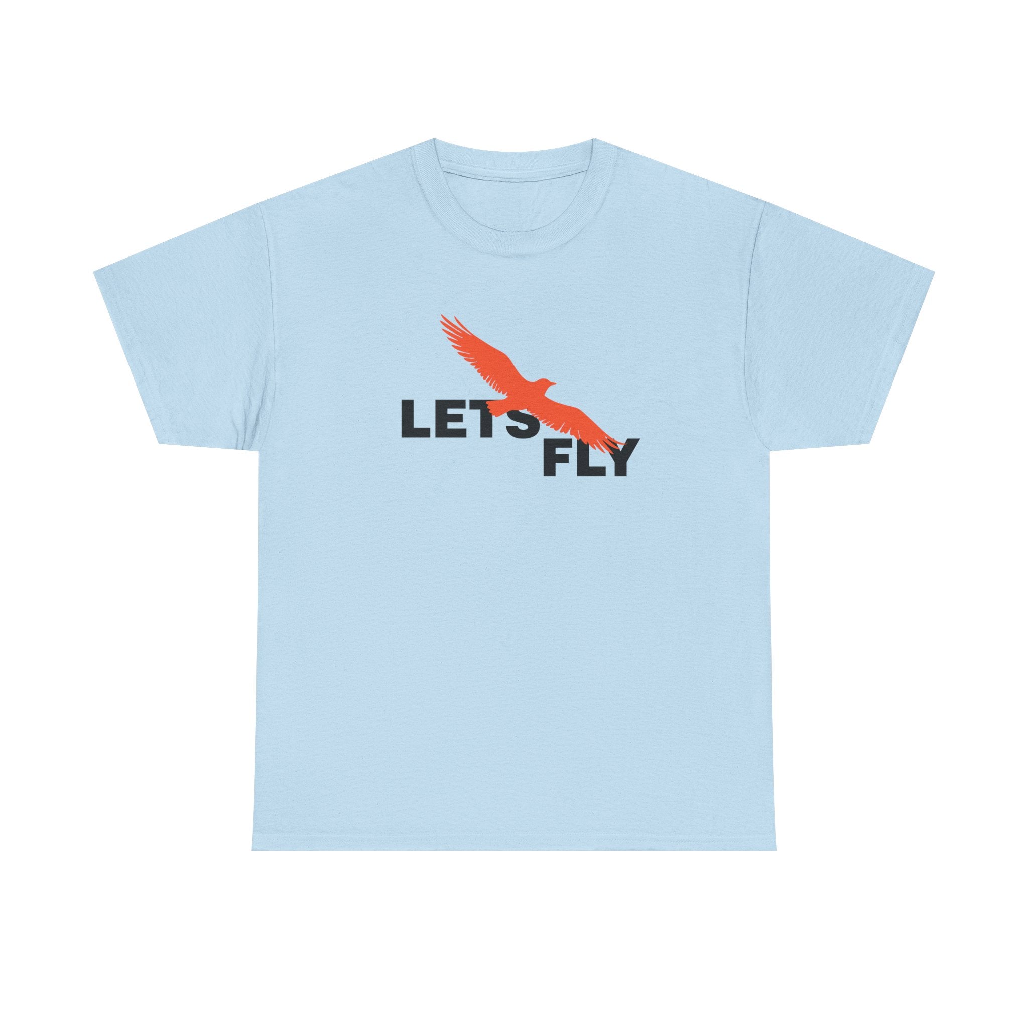 Lets Fly T-Shirt — Minimal Bird Graphic Tee
