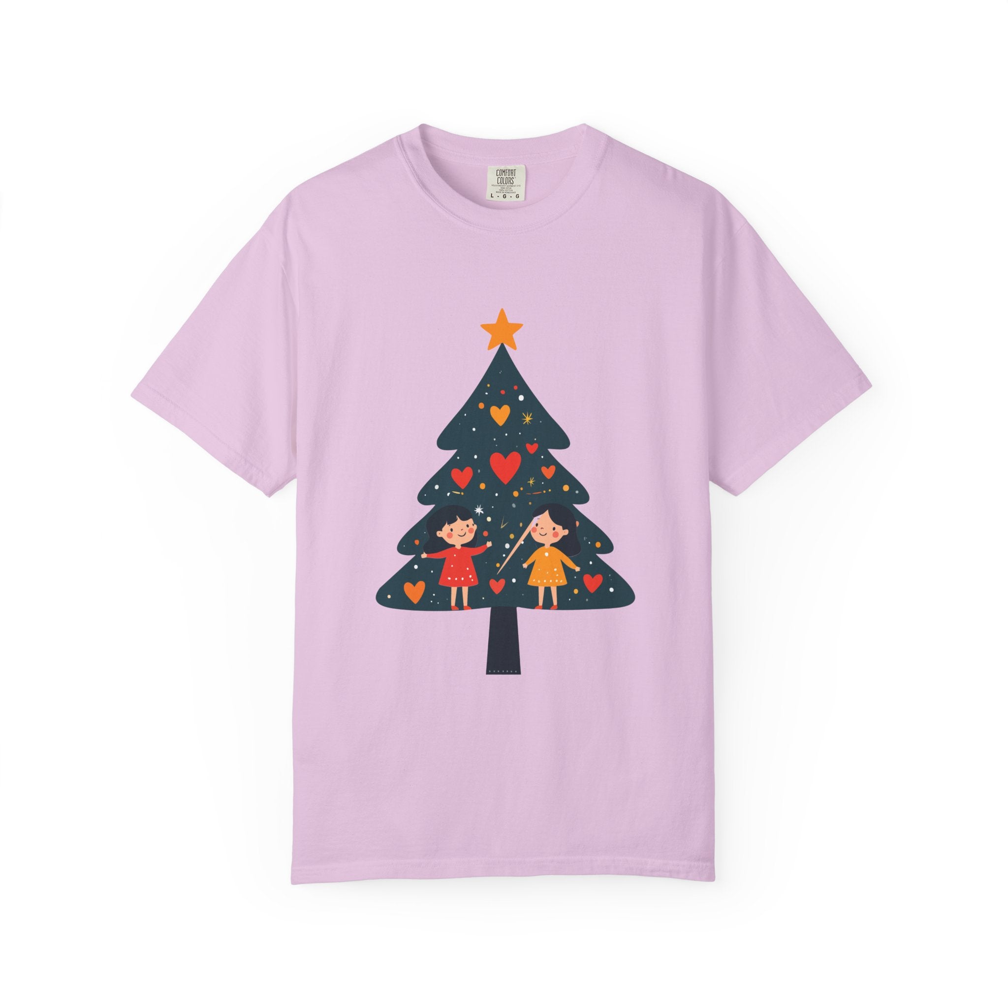 Christmas Tree Kids Graphic T-Shirt — Holiday Family Tee