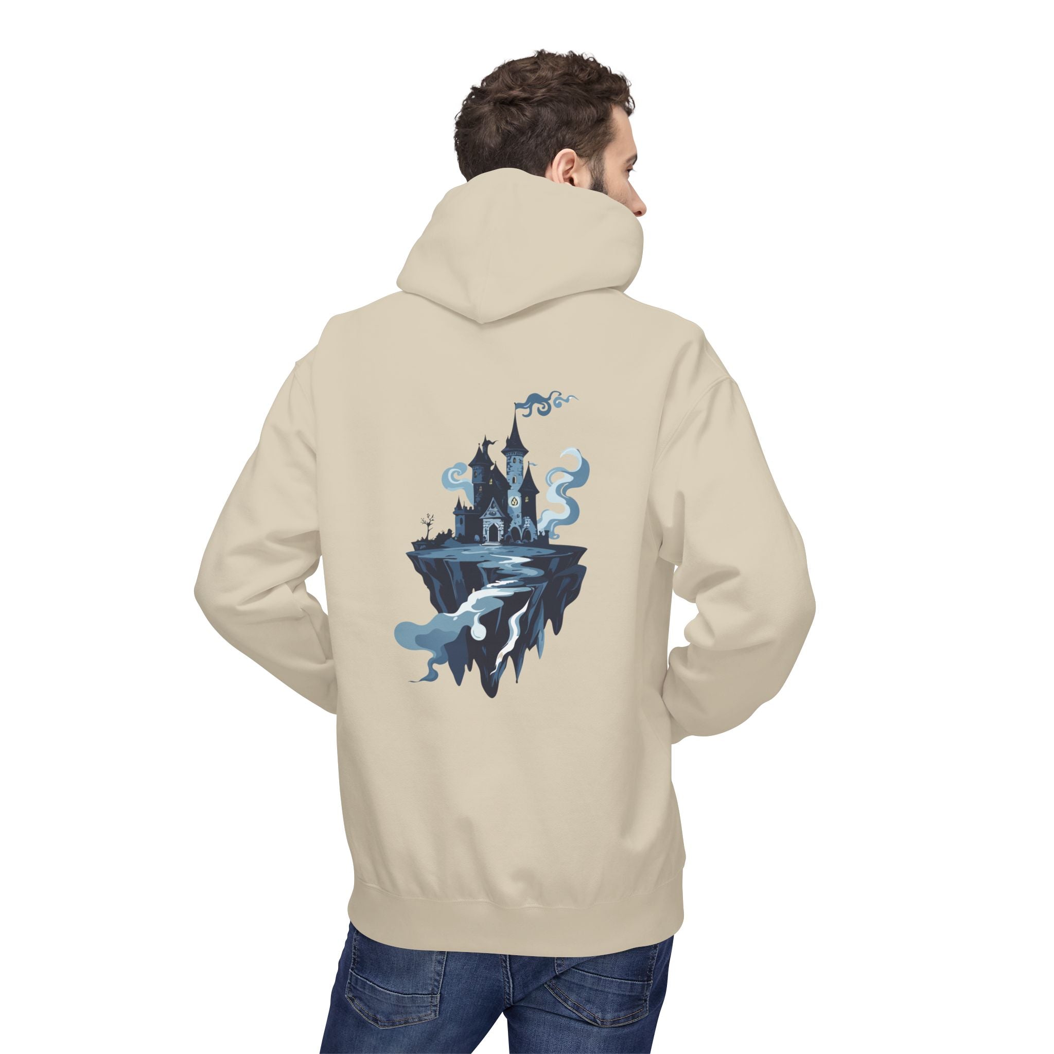 Floating Castle Hoodie Gothic Fantasy Graphic Pullover