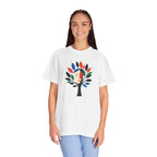 Tree of Faces T-Shirt Colorful Abstract Tree Graphic Tee