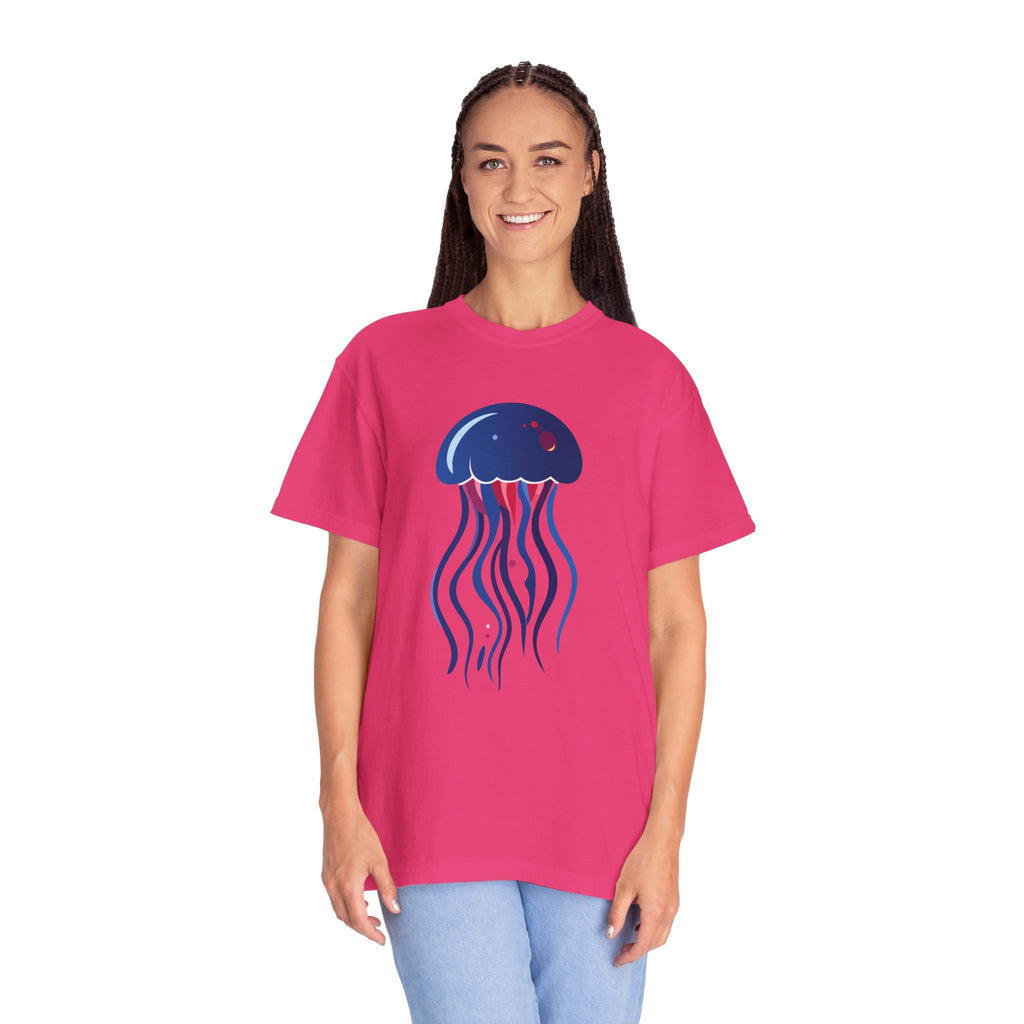 Jellyfish Graphic T-Shirt Nautical Ocean Sea Life Tee
