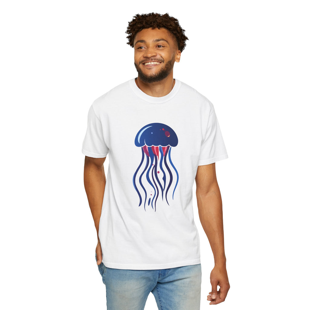 Jellyfish Graphic T-Shirt Nautical Ocean Sea Life Tee